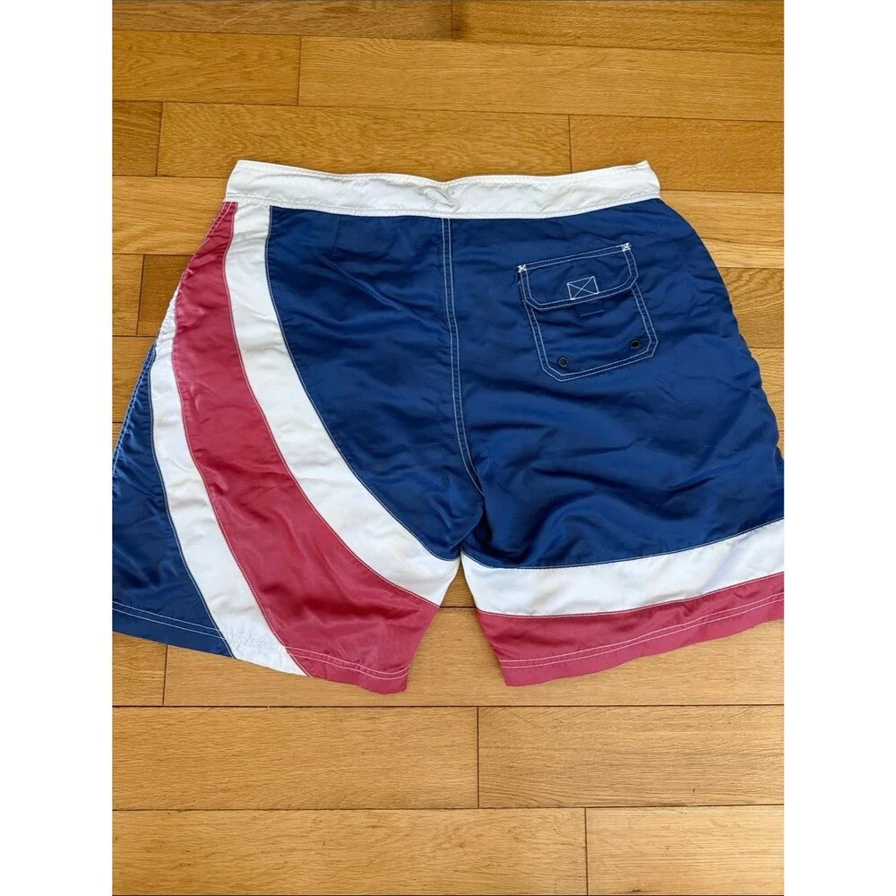Vineyard Vines Navy, Red and White Men's Swim Board Shorts